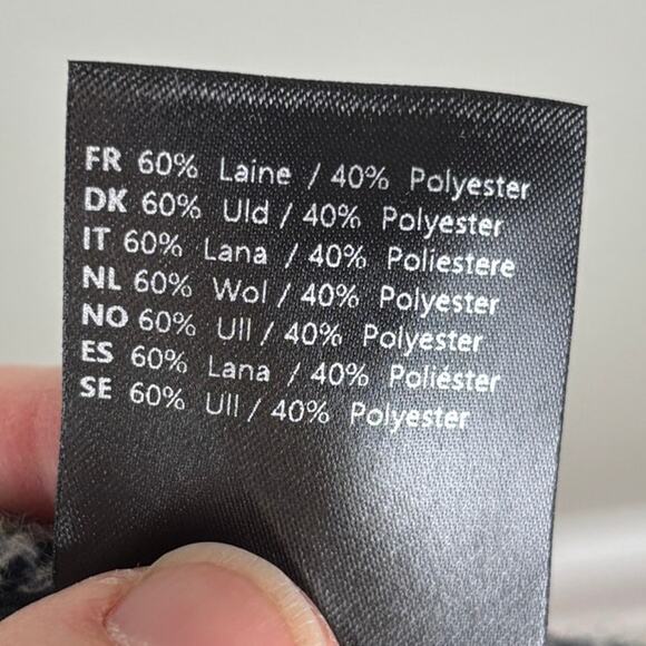 Samsoe Samsoe NEW Intermix Blesa Skirt wool plaid mini Large academia preppy - Picture 13 of 14